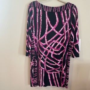 Alfa I Pink and Black Tunic